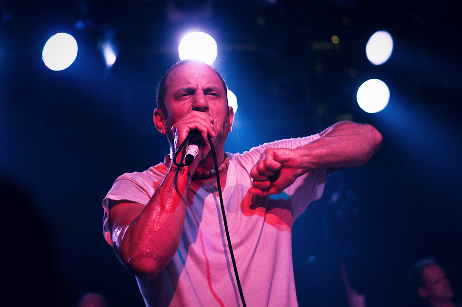 Ray Cappo of Shelter performing live at SO36, Berlin, 2010